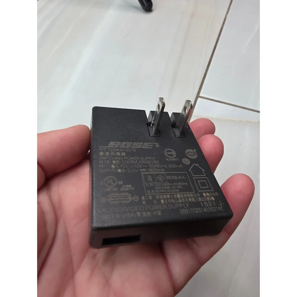 Bose S008VU0500160 USB Wall Charger Power Adapter 5V 1600mA 722809-0010 Black F2